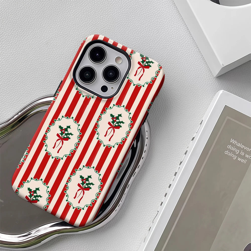 iPhone Christmas Festive dual-layer case