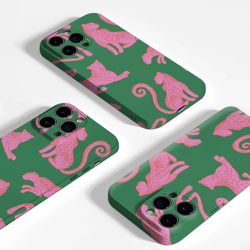 iPhone Pink Leonardo Panthercase