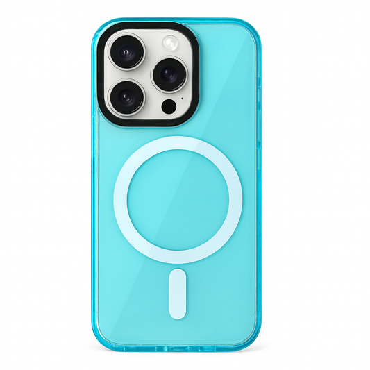 Panthercase iPhone Transparent Neon Bumper Blue Panthercase, Panther cases Iphone, iphone 17 , Iphone 15, Iphone 17 Pro MAX, Bumper case, cases, husa huse telefon, phone case, phone cases , iphone cases